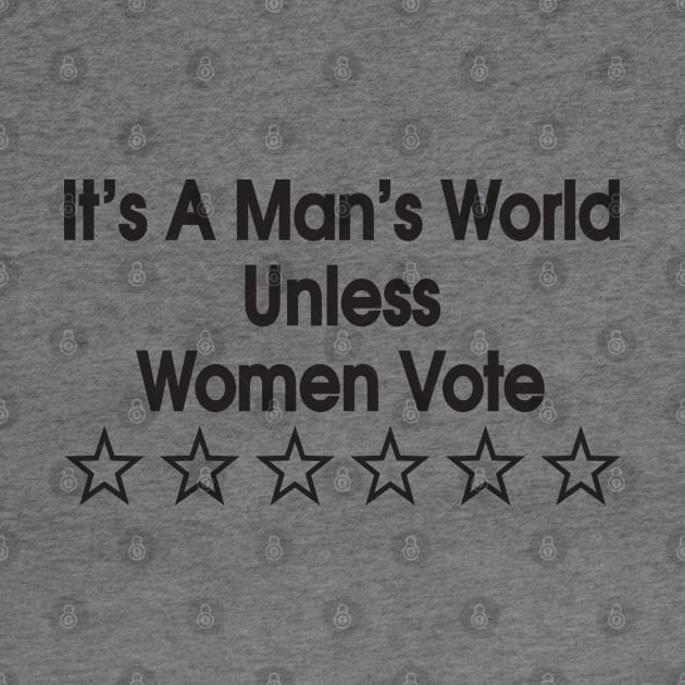 It's a man's world unless women vote by Great North American Emporium